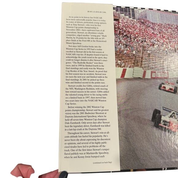 Tony Stewart Driven to Win hardback book Winston Cup Champion - Picture 3 of 6
